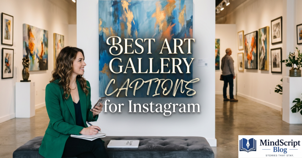 Short Art Gallery Captions for Instagram