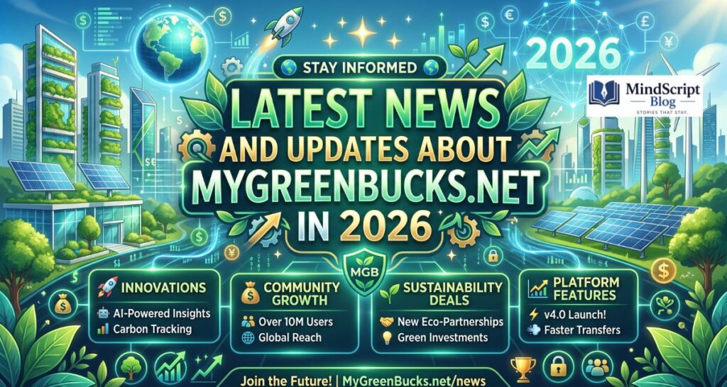 Latest News and Updates About MyGreenBucks.net in 2026